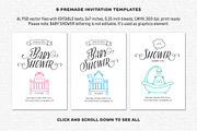 Baby Shower Design Set, a Decorative Illustration by Chelovector (Thumbnail 3 of 4)