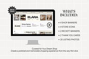 Modern Beige Etsy Shop Kit Template, a Branding & Logo Template by Anna Design Studio (Thumbnail 2 of 8)