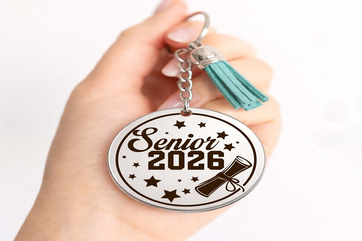 Senior 2026 Keychain SVG Bundle, a Graphic by EllaMaiyaali (Photo 3 of 5)