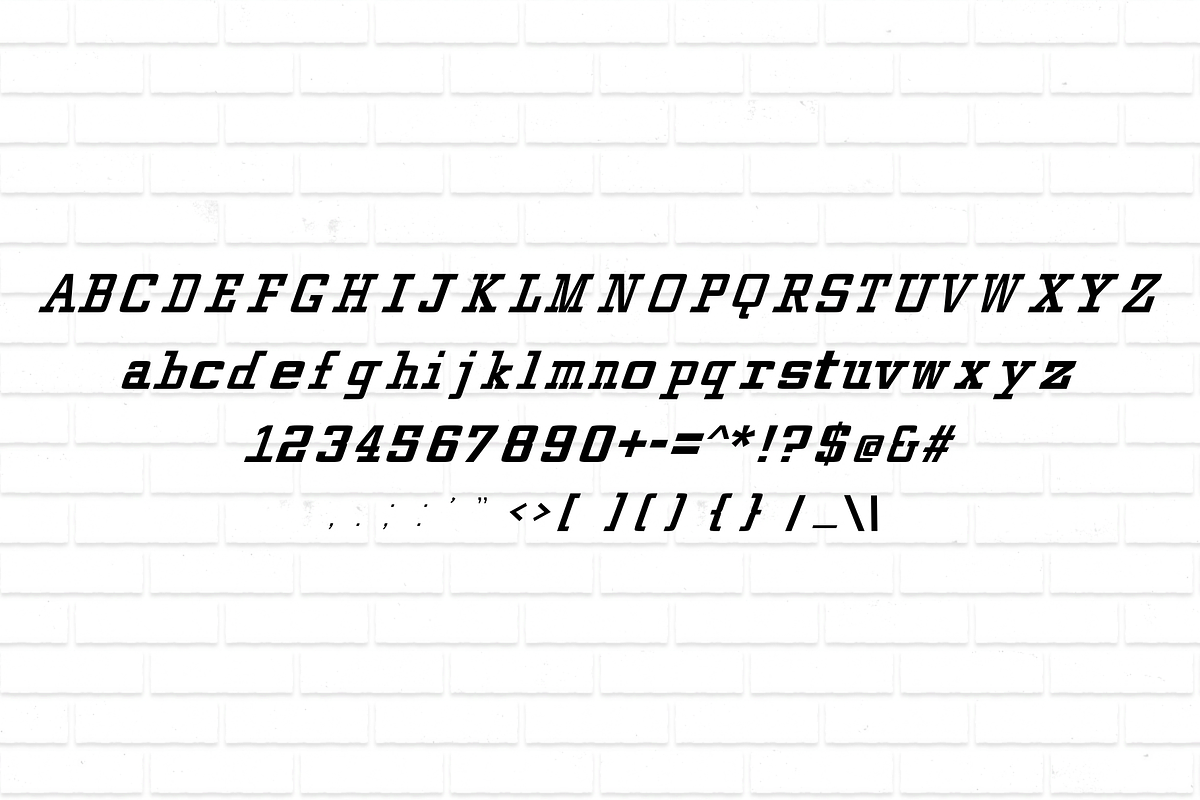 Bricky - Modern Typeface, a Serif Font by Made by Cap (Photo 4 of 8)