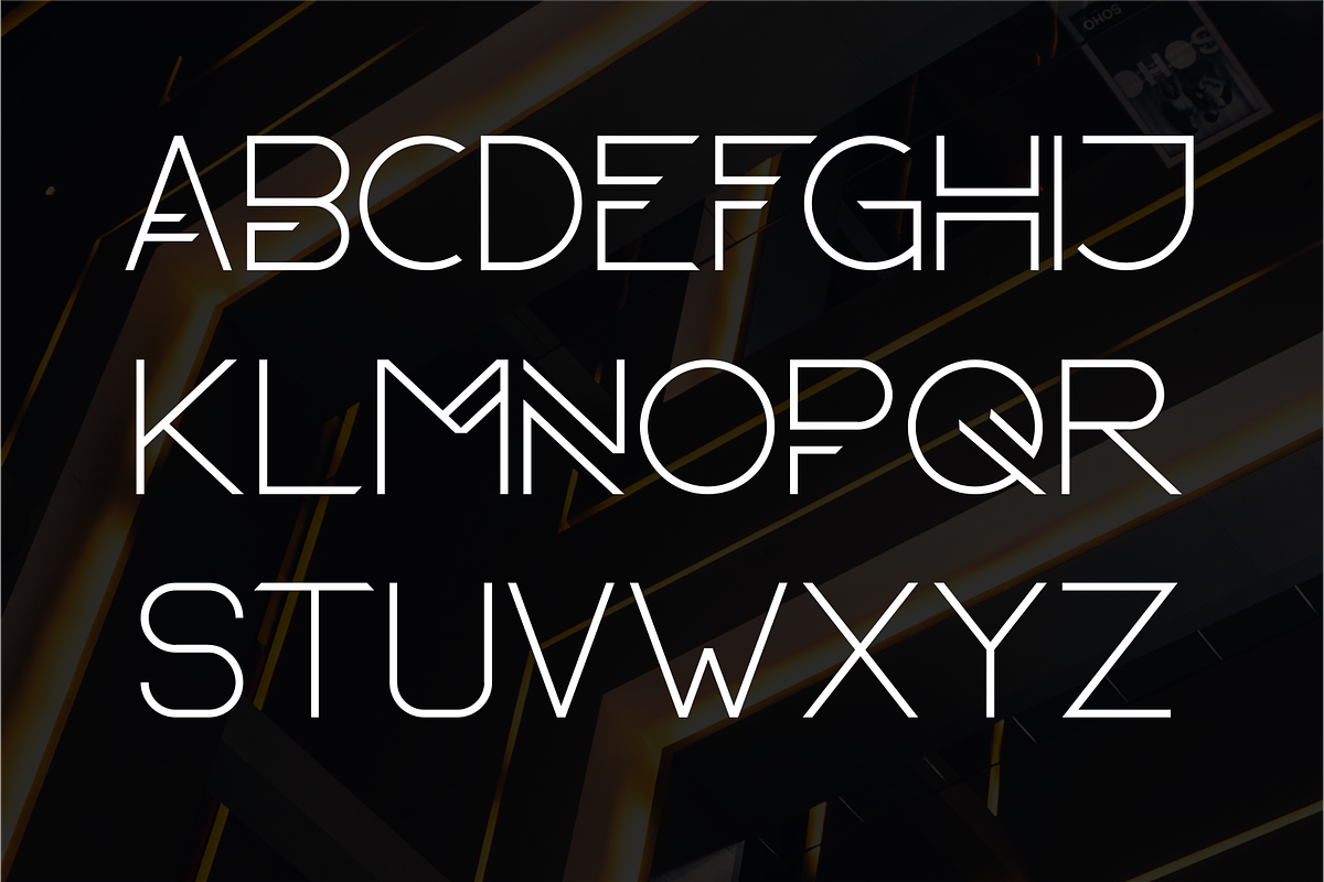 Fenomeno | Futuristic Font, a Sans Serif Font by Muntab_Art (Photo 6 of 7)
