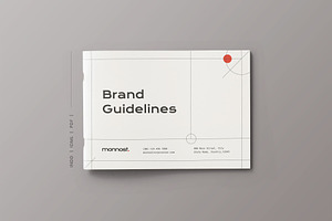 Brand Guidelines Template - Monnost, a Brochure Template by fakhroo