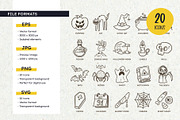 Halloween Icon Set, an Outline Icon by insemar (Thumbnail 3 of 4)