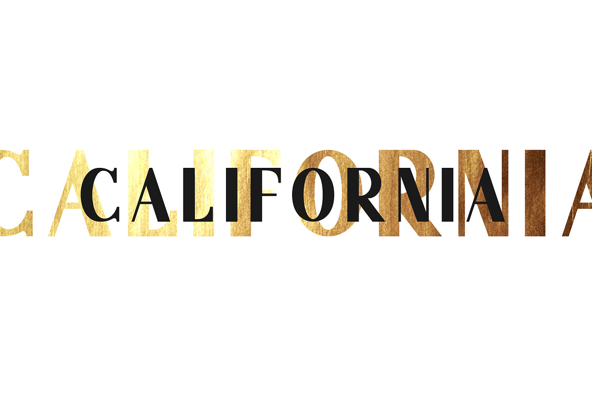 California. Sans serif family. preview 4