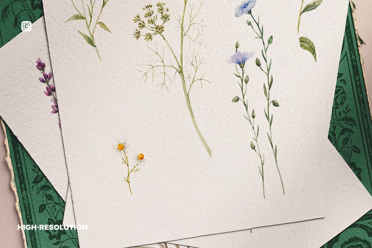 A5 Watercolor Paper Watercolor, a Product Mockup by Custom Scene (Photo 3 of 10)