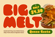 Crumb Buns - Retro Chunky Sans Font, a Sans Serif Font by Typia Nesia (Thumbnail 3 of 12)