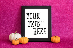 Halloween Pumpkin Mockup