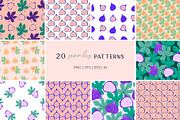 Figs pattern collection, a Pattern Graphic by Yamurchik (Thumbnail 11 of 13)
