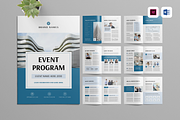 Event Program Brochure, a Brochure Template by Leaflove (Thumbnail 1 of 10)