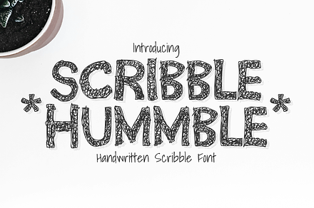 Scribble Hummble Handwritten Font