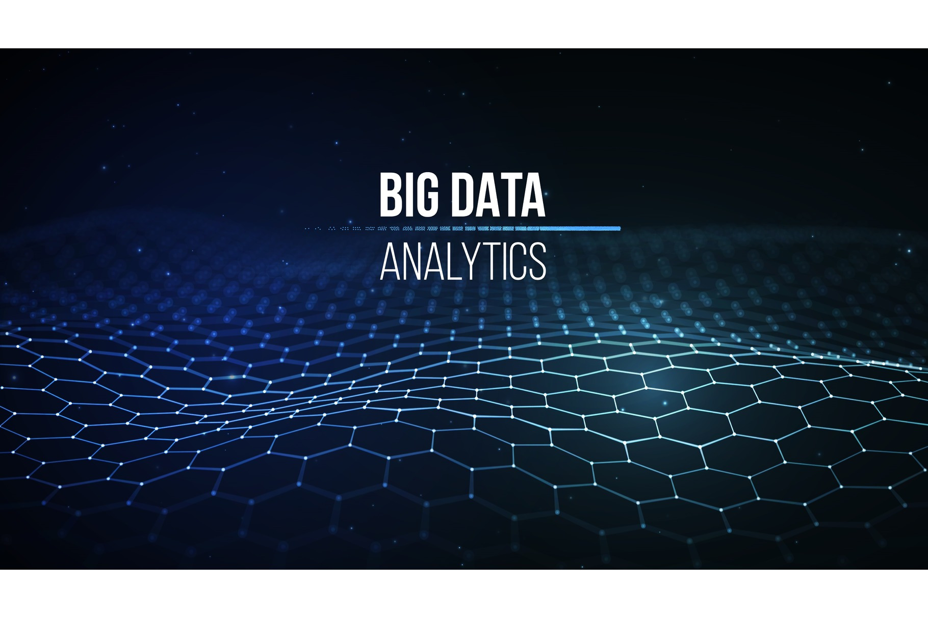 Big data visualization honeycomb EPS, a Technology Illustration by RDShop