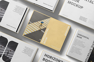 Horizontal Book Mockup