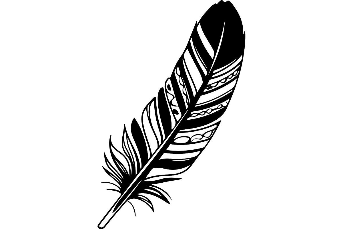 Feather SVG Bundle, an Object Graphic by Designer_Momina (Photo 11 of 18)