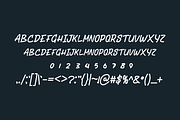Bostheg - Font, a Handwritten Font by artchiles_design (Thumbnail 4 of 5)