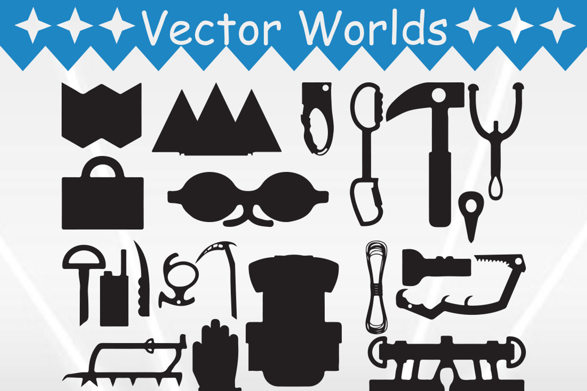 Trekking Equipment Svg, Trekking Svg, an Object Graphic by VectorWorlds (Photo 2 of 3)
