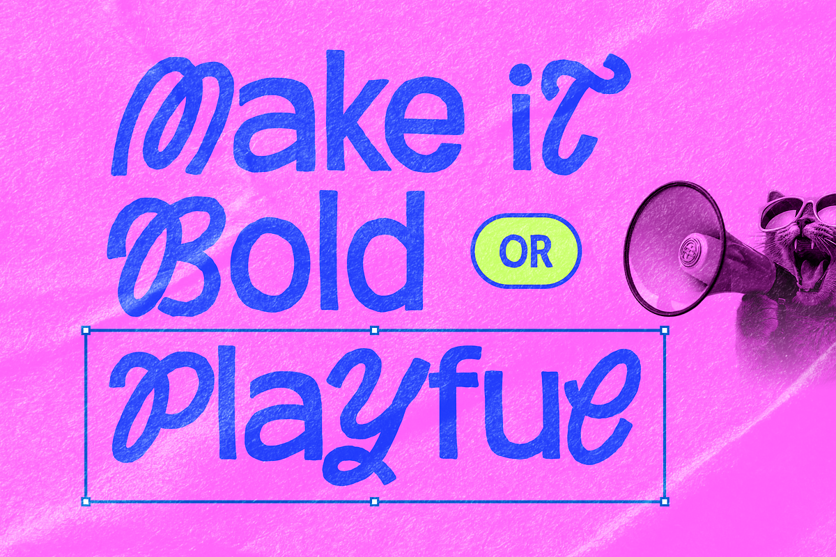 Rolly Pulfy - Playful Hybrid Sans, a Handwritten Font by Namara Creative Studio (Photo 4 of 12)