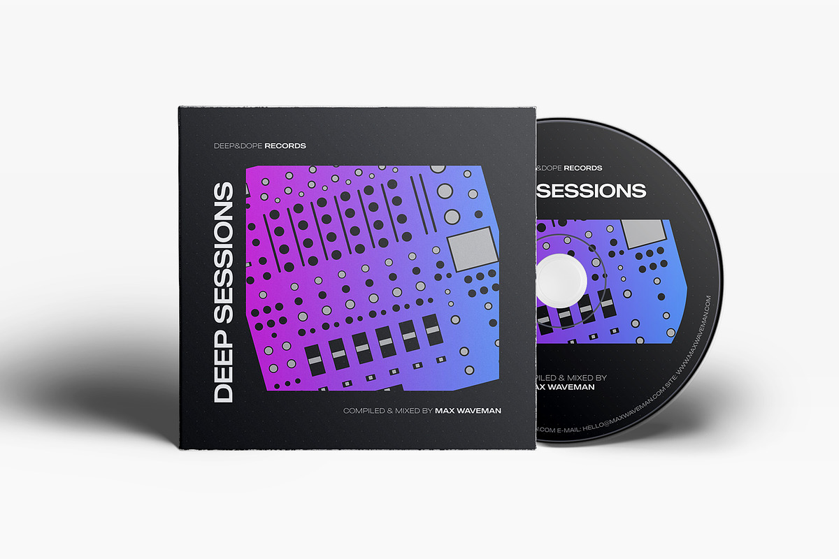 DJ Mix Cover Art Templates #03, a Print Template by vinyljunkie (Photo 3 of 14)