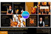 Bar Edition Canva Template Posts, a Social Media Template by Maioriz Shop (Thumbnail 1 of 2)
