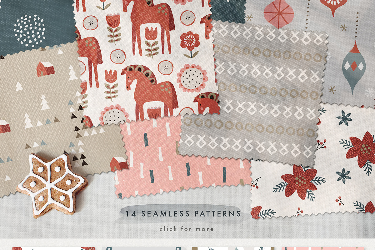 Scandinavian Christmas illustrations, an Animal Illustration by Tabita's shop (Photo 6 of 11)