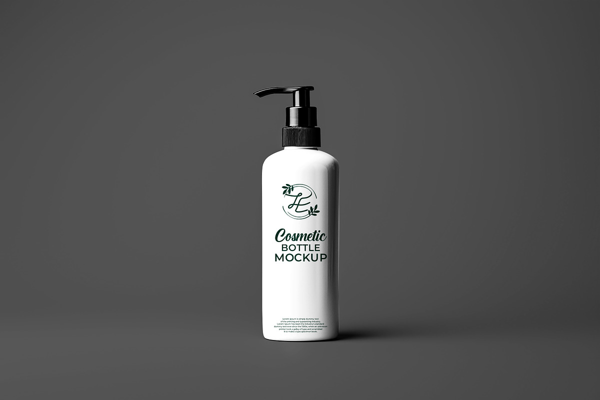 Cosmetic Bottle Mockup, a Packaging Mockup by Viswal Studio (Photo 2 of 3)