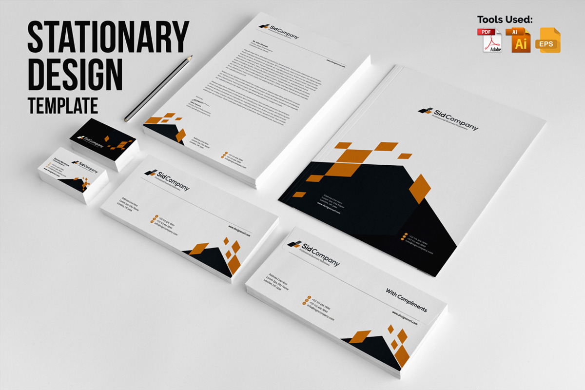 Stationary Design, a Stationery Template by Miyaji75 (Photo 1 of 9)