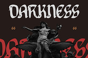 CS Noisy Drawn, a Blackletter Font by Craft Supply Co. (Thumbnail 2 of 8)