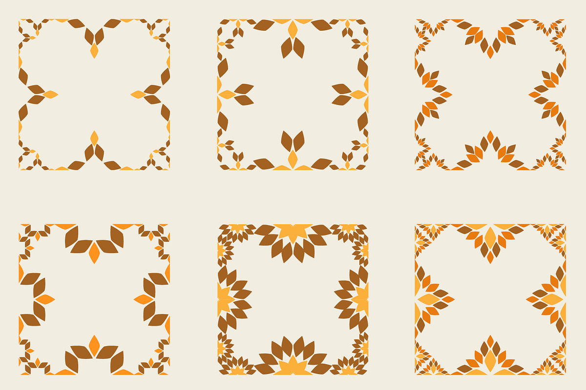 floral frame v6, a Background Graphic by sekitarief (Photo 2 of 3)