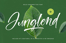 Junglend Bold Handwritten Font