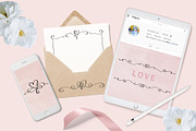 Valentine dividers and frames SVG, an Object Graphic by Happy Letters (Thumbnail 5 of 5)