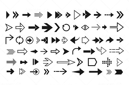 Set of Arrows, an Icon by AlexMstudio