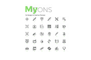 My Icons, an Outline Icon by Andrew Kras Design (Thumbnail 22 of 38)