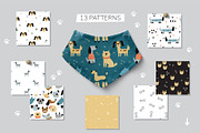 Cute dogs clipart collection, an Animal Illustration by Leysan Shayak (Thumbnail 9 of 11)