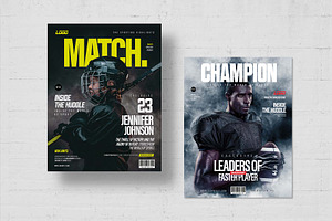 Sport Magazine Cover Templates