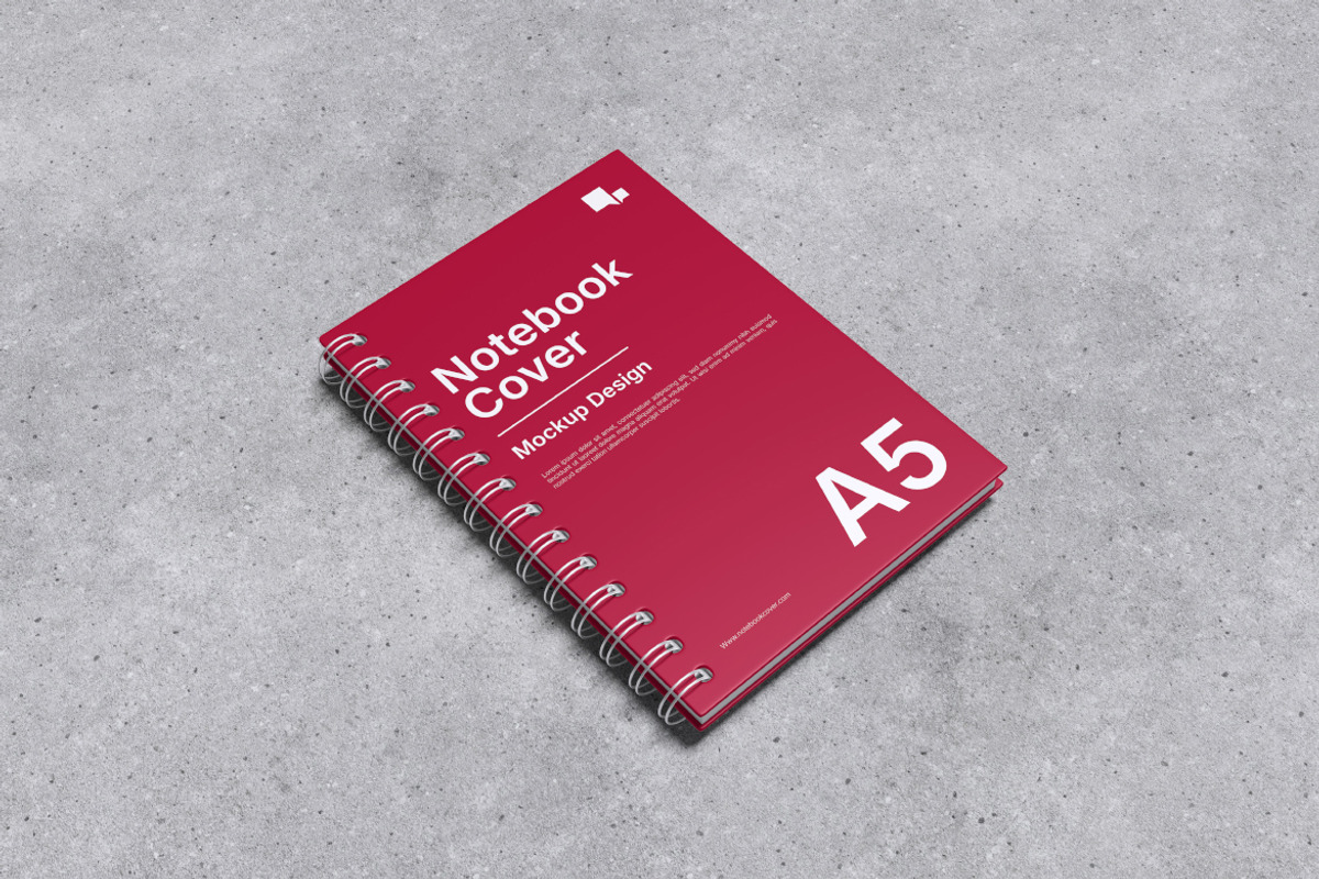 Notebook Cover Mockup, a Product Mockup by xavier_studio (Photo 5 of 5)