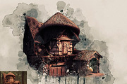 Watercolor Aura Portrait Ps Action, an Action Add-On by Studio Retouch (Thumbnail 12 of 17)