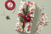 Watercolor Christmas Pattern, a Pattern Graphic by Webvilla Studio (Thumbnail 2 of 4)