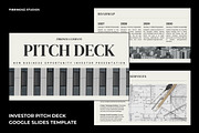 Investor Pitch Deck Google Slides, a Presentation Template by FIBRINOSÄ (Thumbnail 1 of 6)