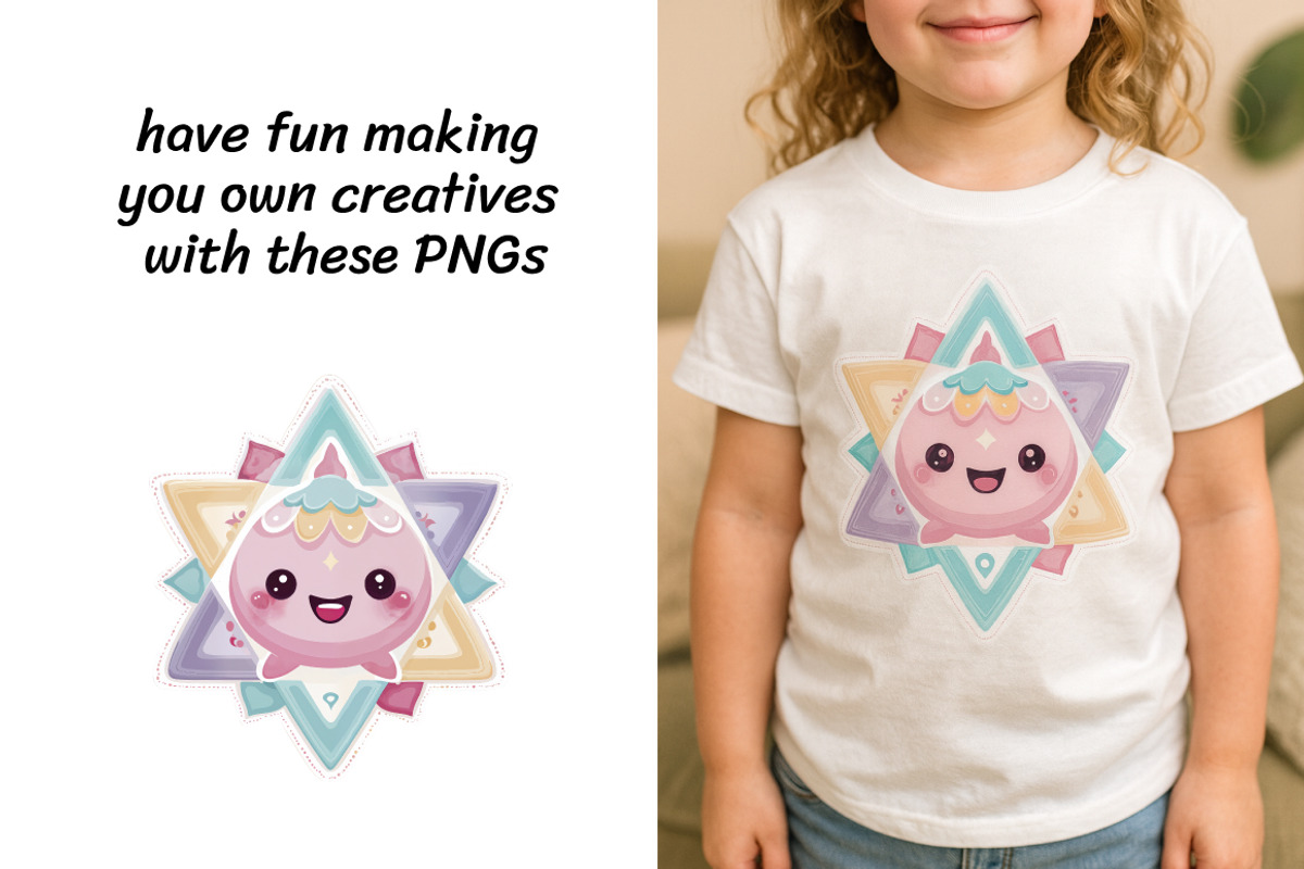 Cute Hanukkah Kids Clipart Bundle, a Decorative Illustration by InkyQueenArt (Photo 3 of 5)