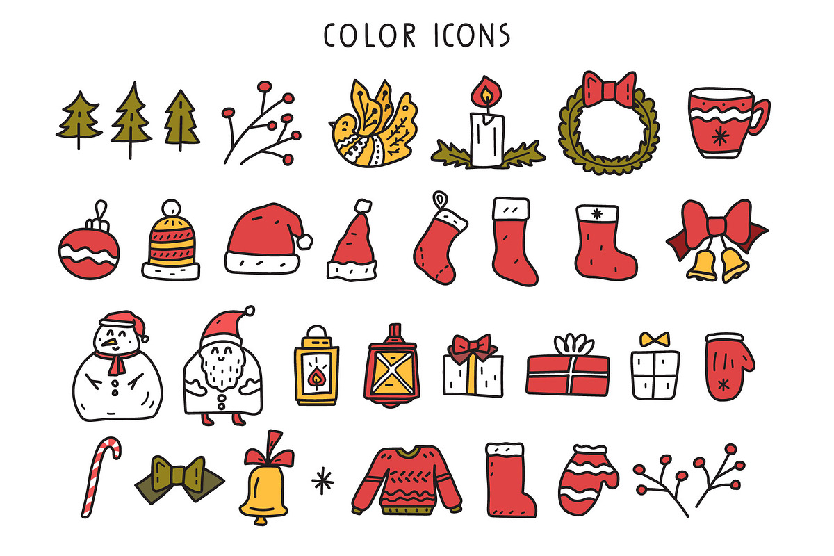 Merry Christmas, a Decorative Illustration by cutelevindesign (Photo 2 of 9)