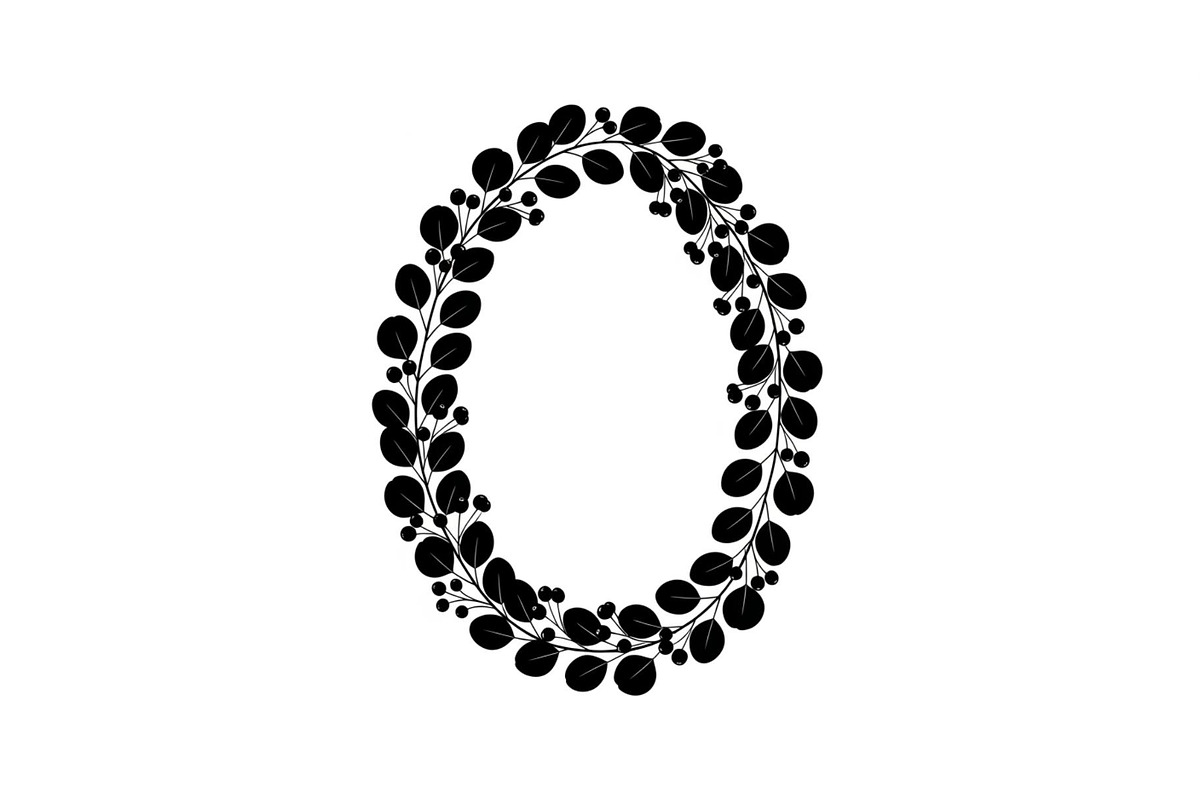 Floral Oval Wreath SVG Bundle, an Illustration by yasushie (Photo 10 of 31)