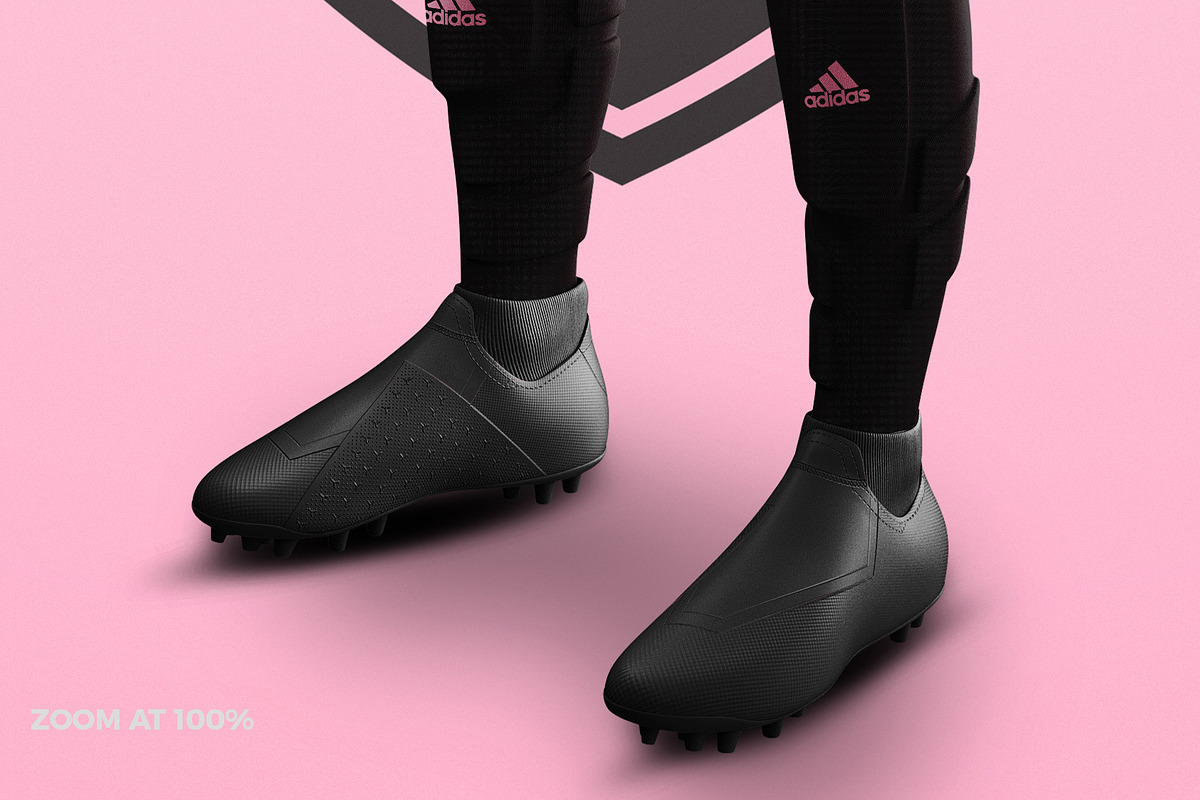 Women's Soccer Kit Mockup - Angle, an Apparel Mockup by thedesignshark (Photo 5 of 12)