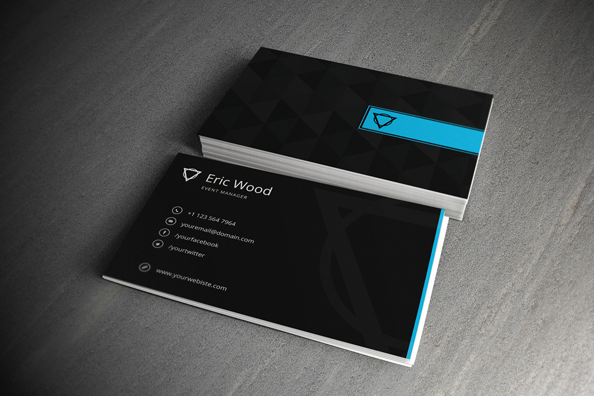 3 Creative Business Cards, a Business Card Template by DesignLux (Photo 5 of 5)