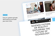 Framer Podcast Website Template, a Websites & App Template by Blue Monkey Media (Thumbnail 6 of 6)