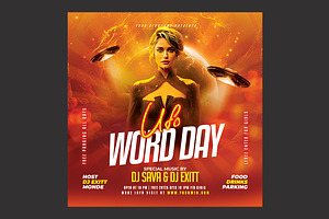 World UFO Day Flyer, a Flyer Template by DSGraphicDesign