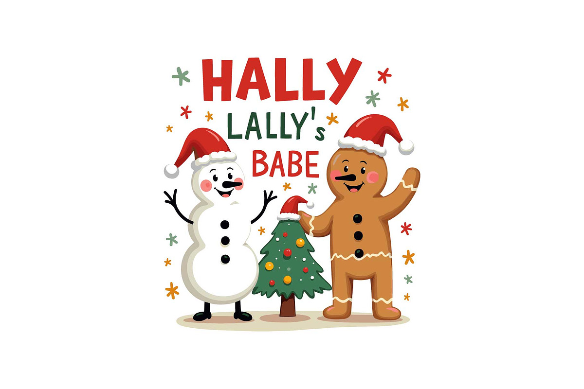 Gingerbread & Snowman Holiday Crew, an Object Graphic by Designs_River (Photo 10 of 12)