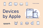 Spaark Products by Apple (15 icons), an Outline Icon by Petr Knoll (Thumbnail 1 of 5)