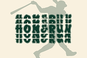 Plump Varsity Stacked, a Serif Font by Dm Studio (Thumbnail 3 of 9)