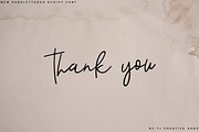 Glimpse - hand lettered script, a Script Font by Quothron (Thumbnail 7 of 7)