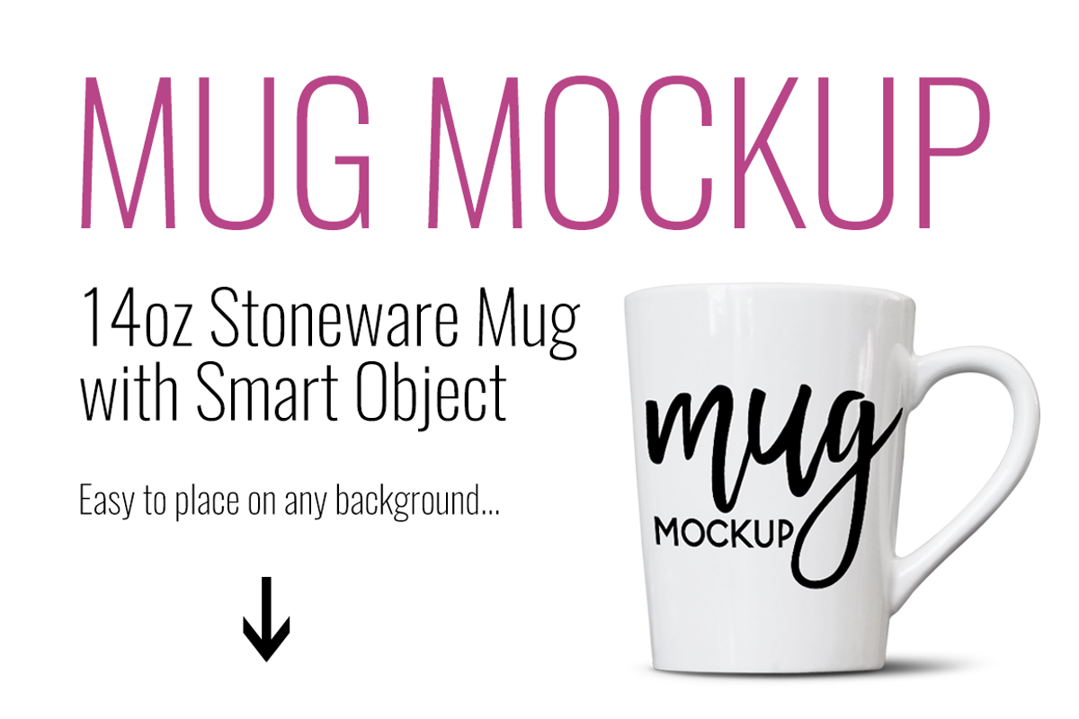 14oz Tapered Mug Mockup, a Cups & Container Mockup by SarahDesign (Photo 4 of 5)