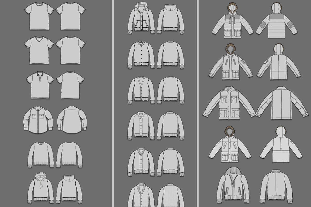 19 Fitted vector Fashion templates, a Hoody Mockup by 365GFX (Photo 2 of 2)